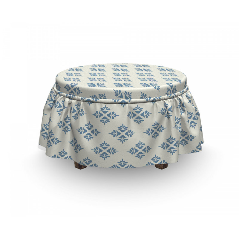 Box Cushion Ottoman Slipcover