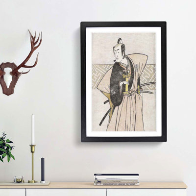 Samurai Ichikawa Omezo by Katsukawa Shunko - Picture Frame Painting Print