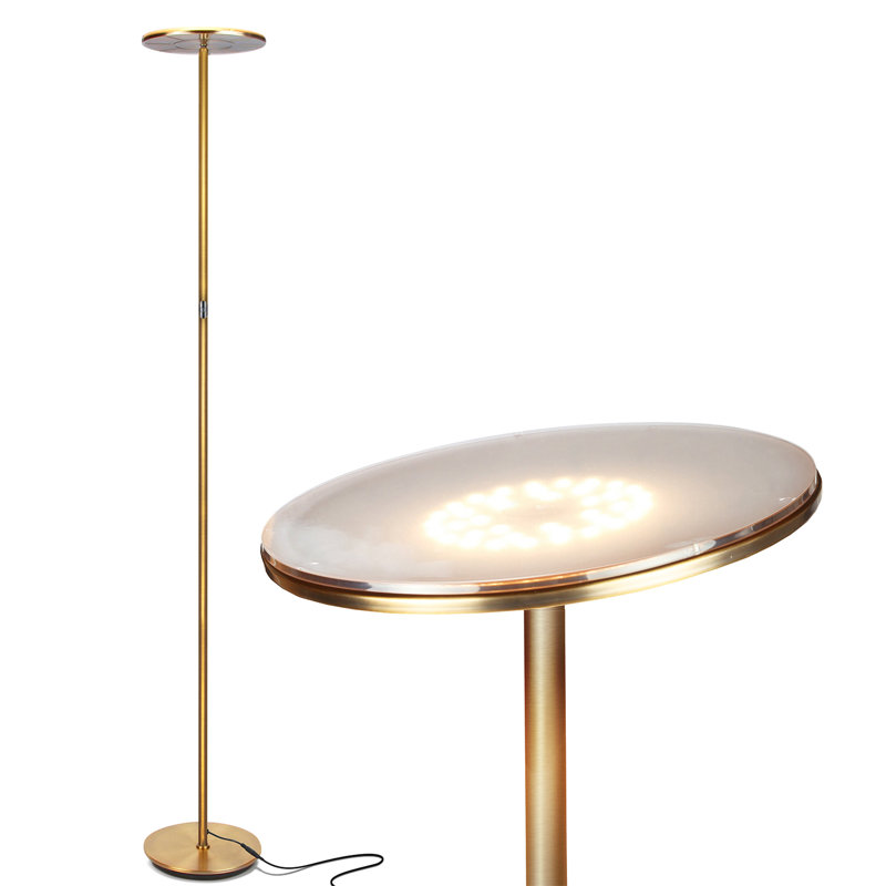 67'' Gold Torchiere Floor Lamp