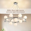Lustre rond en cristal 35,4 "DEL-923524985