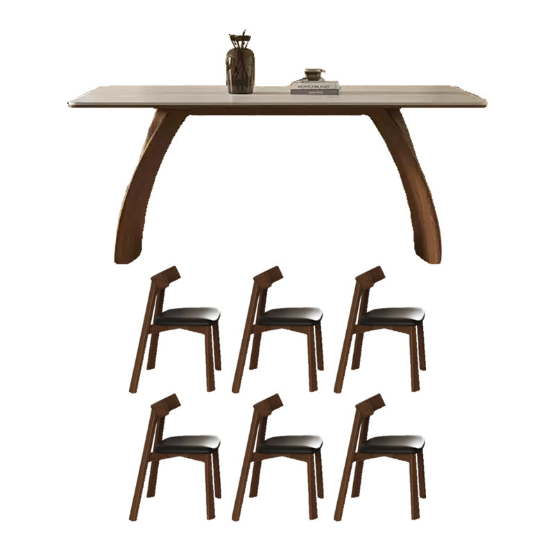 Table de salle à manger de style rétro, H 29,52 po x L 55,11 po x l 31,49 po