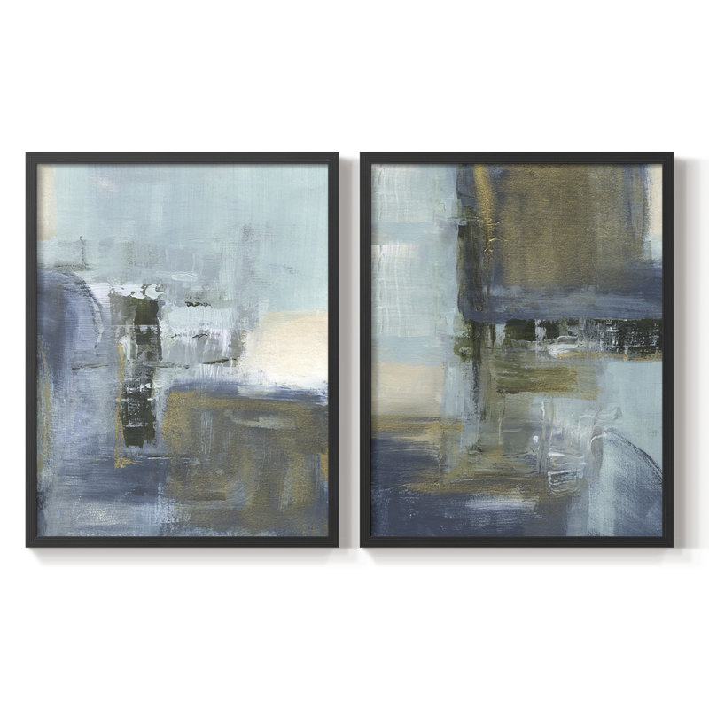 Sand Pond Summer I-Premium Framed Print -Ready to Hang - No Nails Required - No Nails Required, Black, 11" H x 18" W