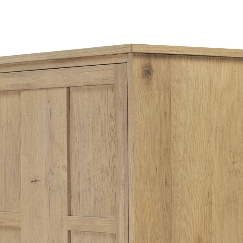 Alessio Cabinet-Aged Natural Oak, Aged Natural Oak