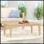 Table basse d'extérieur en bois d'acacia