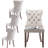 High-end Tufted Velvet Upholstered Nailhead Dining Chair (Set of 4)-2091495574-2091495576