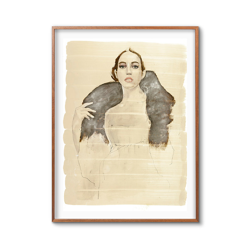 Study - Winter Bloom Print by Sarah Atkinson