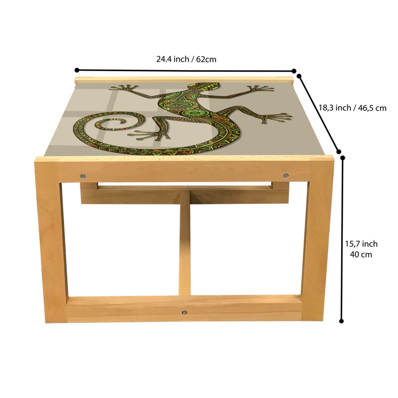 Jademarie Sled Coffee Table, 62cm H x 46cm W x 40cm D