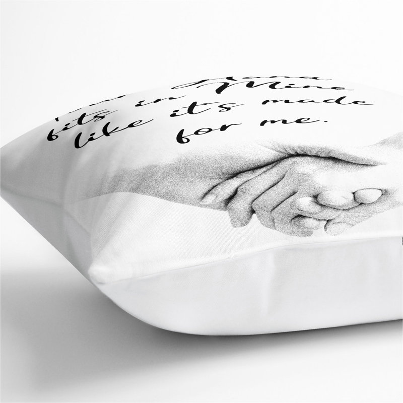 Square Cushion, 55cm H x 55cm W x 20cm D, White