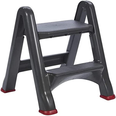 2 - Step Plastic Lightweight Step Stool