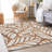 Neysa Washable Floral Indoor / Outdoor Rug-1405136843