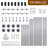 10 Ft. W X 20 Ft. D Heavy Duty Carport Portable Garage-124425493-124425492