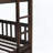 Full Over Full Rubber Wood Bunk Bed with Trundle and Convertible Design-1809167432