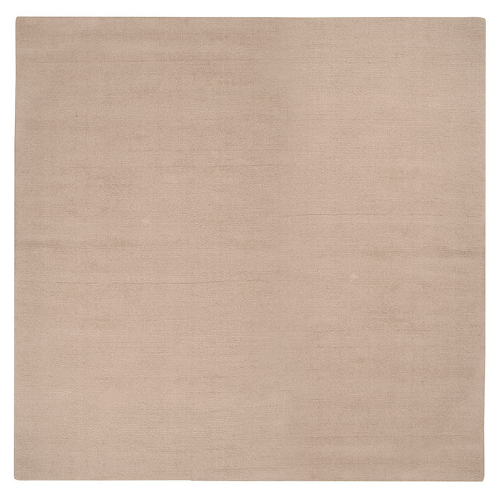 Crowe Doeskin Hand-Woven Wool Rug, Square 8'