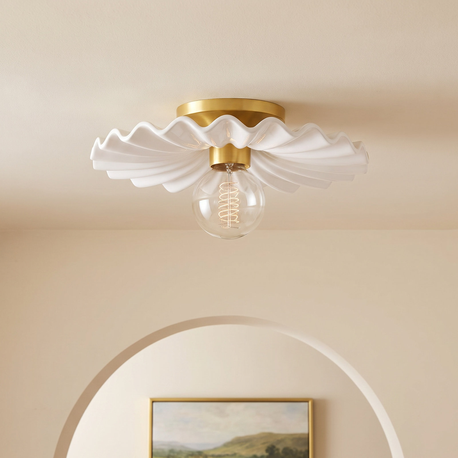 Carlotta Single Light Flush Mount