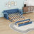 Multifunctional Daybed with Drawers and Desk,Shelves-423747373-423747375