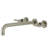 Kingston Brass Concord Two-Handle 3-Hole Wall Mount Roman Tub Faucet-54822281-60120188