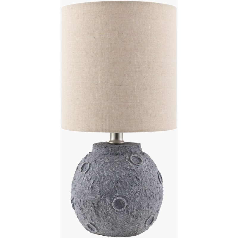 Lampe de table Katelynd, Gris, Beige