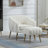 Accent Armchair with Ottoman-1723438932