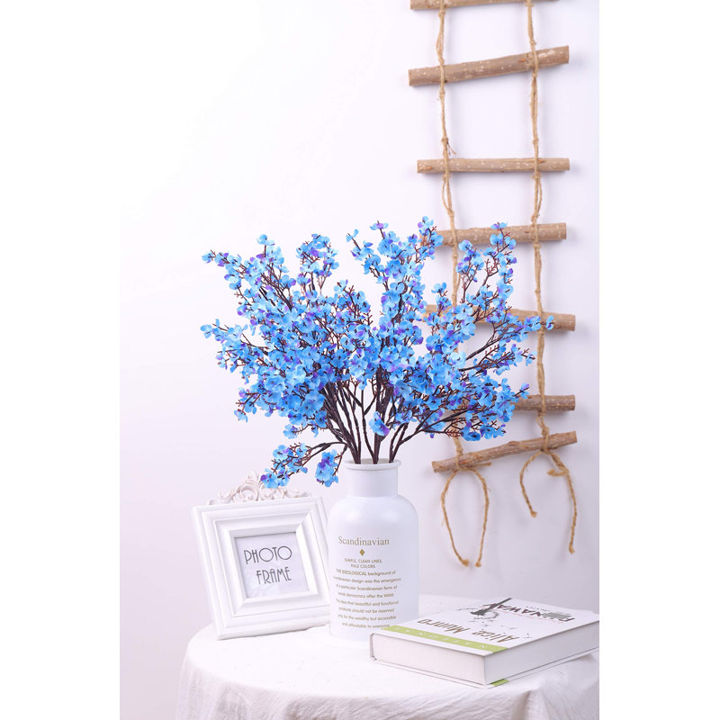Arrangement floral maison de mariage, Bleu