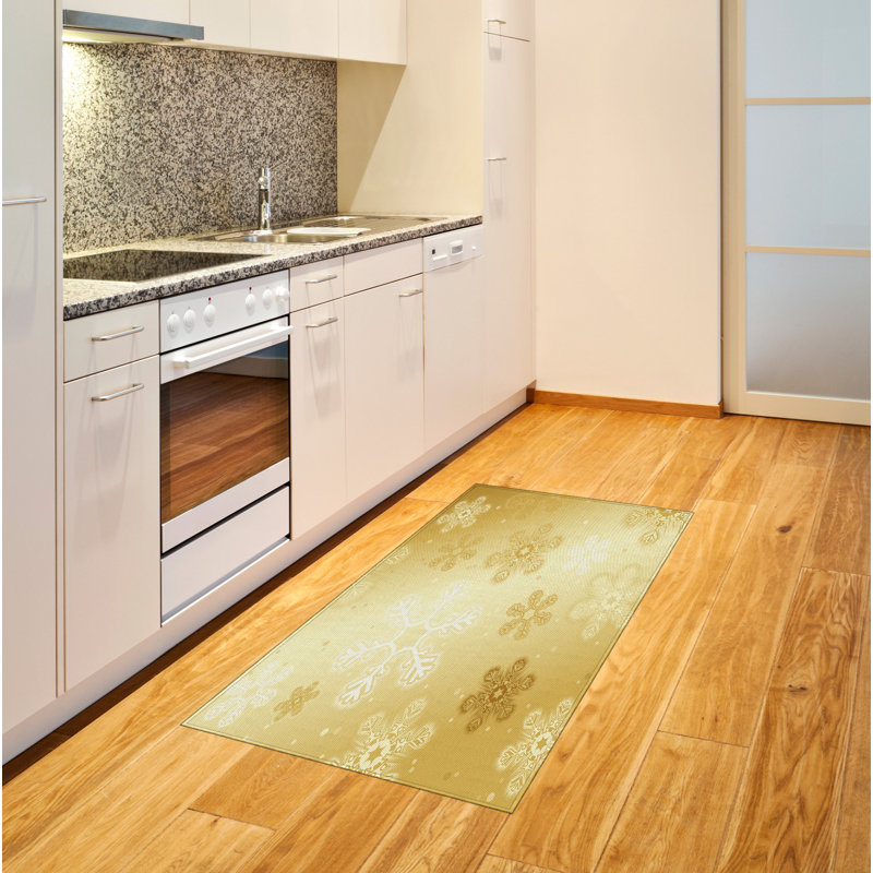 Christmas High Density Long Fiber Poly Threads Decorative Area Rug Carpet, Rectangle 2'7" x 5'