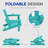 Ayanda HDPE Folding Adirondack Chair With Dual Cup Holder(Set Of 2)-603688844