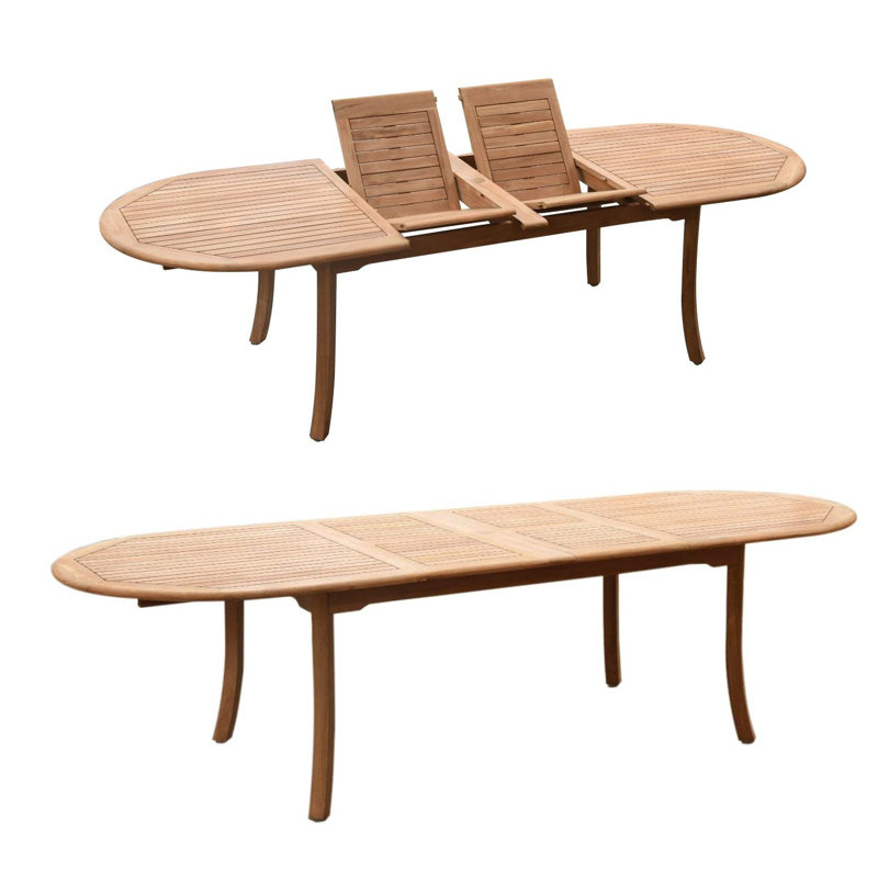 Tacoma Outdoor 7 - Piece Teak Dining Set, 29.5" H x 117" L x 42.5" W