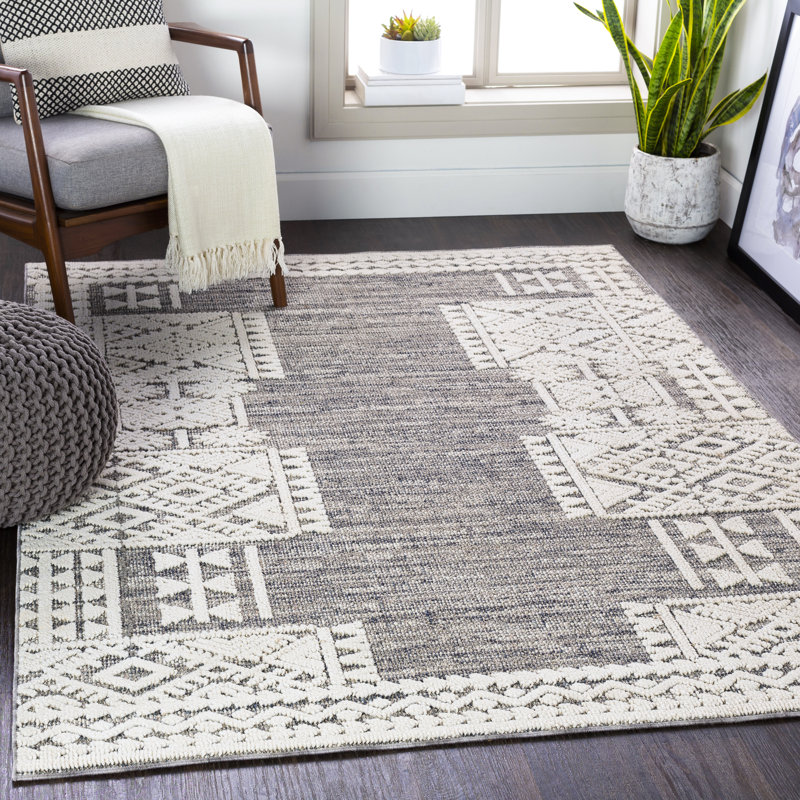 Baconton Southwestern Indoor / Outdoor Rug, Rectangle 7'10" x 10'3"