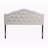Avinsh Full Size Grayish Beige Upholstered Nail Head Trim Headboard, 55.25" H X 55.9" W X 2.50" D-262794688-262794689