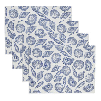 Seaside Sea Shells Placemat (Set of 4)