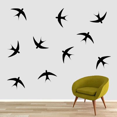 Décalcomanie murale oiseau d’ingestion