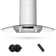 30 Inch Range Hood 900cfm, 4-speed Smartis Wall Mount Range Hood With Remote & Touch Sensor, Dual Led Lights, Baffle Filters Ducted