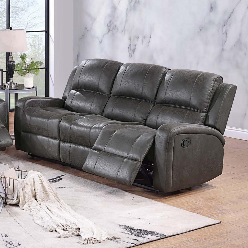 Recliner Sofa, Smoke
