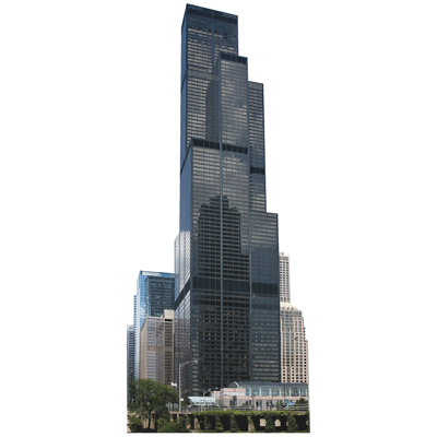 Chicago Sears Willis Tower Cardboard Cutout Standup