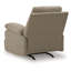 Fauteuil inclinable manuel berçant Silvy avec accoudoirs coussinés, chenille moka-129434415