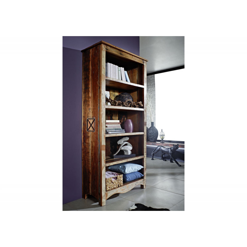 Nature Of Spirit 190cm H x 90cm W Solid Wood Standard Bookcase
