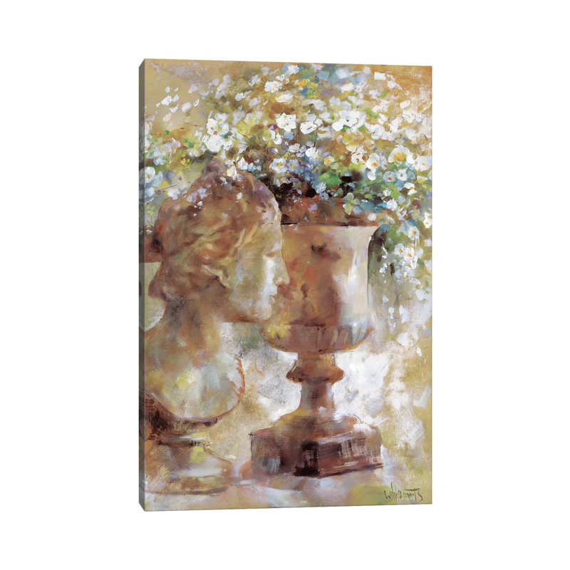 Romantic Sculpture by Willem Haenraets - Wrapped Canvas Print, 101.6 cm H x 66.04 cm W x 1.91 cm D