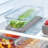 iDesign Set of 6 Fridge Produce Bins with Drainage Tray - Clear/Grey