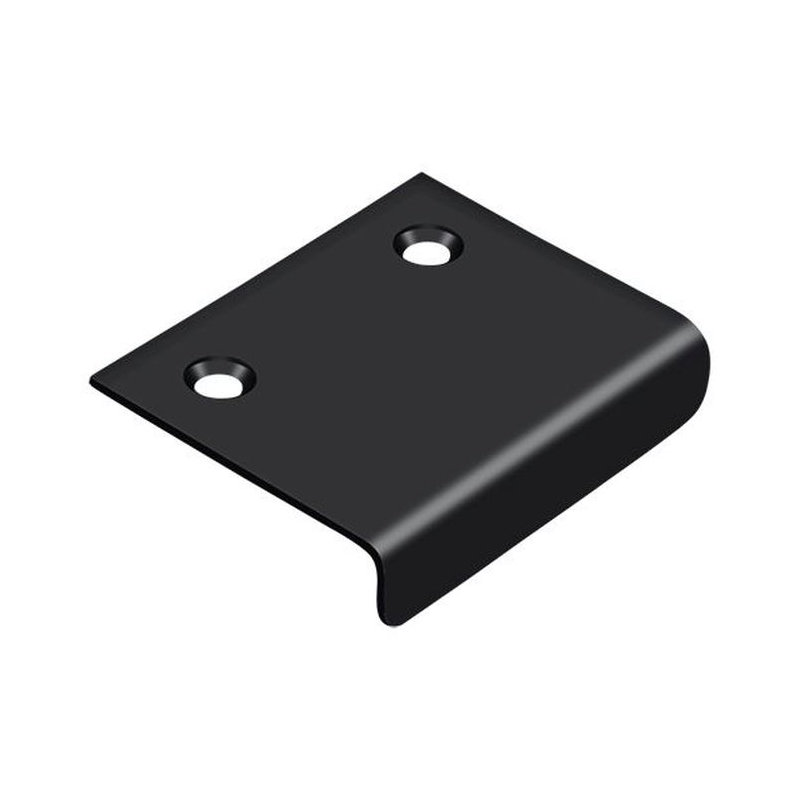 Tiroir Deltana DCM215U19, armoire, poignée miroir, 2 po x 1-1 / 2 po, peinture noire, Peint en noir