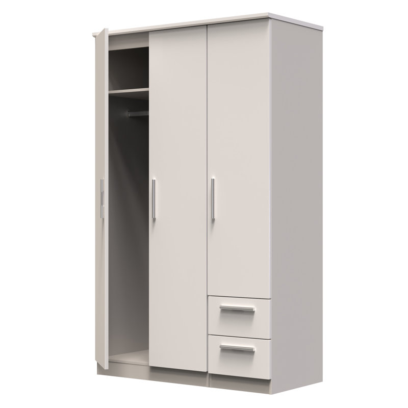 Borgeson Manufactured Wood Wardrobe, Gloss/Kashmir