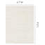 Tapis blanc à poils longs Hammersmith-86782811