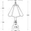 Lampe de table de style Tiffany avec abat-jour en verre coloré, veilleuse fabriquée à la main pour la chambre à coucher, le salon ou le bureau, avec ampoule incluse