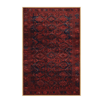 Tapis brun turc lavable à la machine