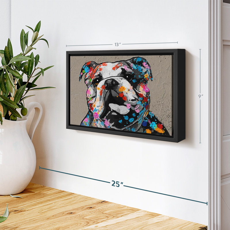 Animal "Art mural", H 9 po x l 13 po