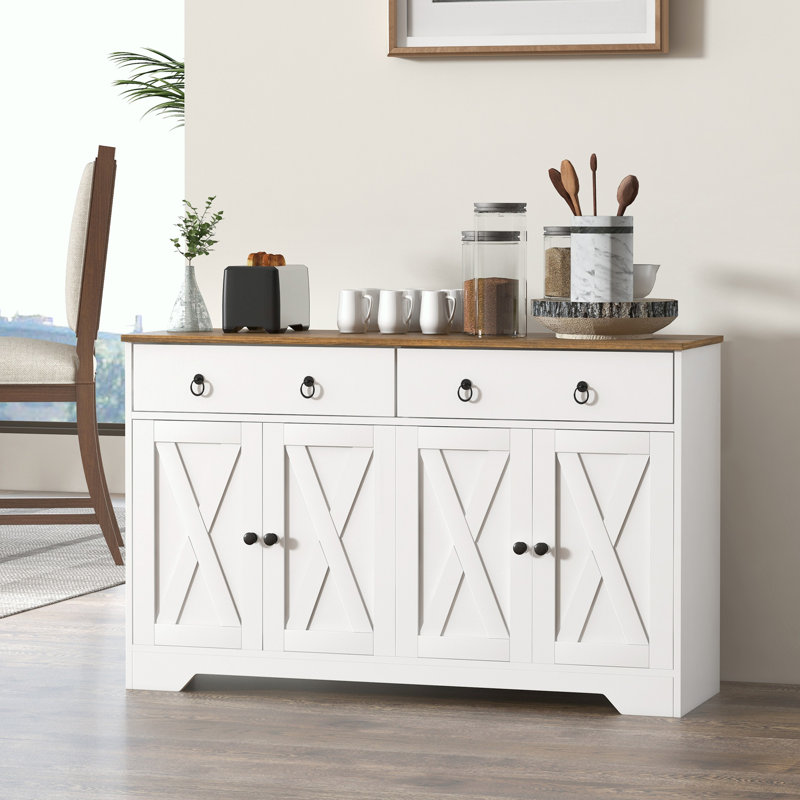 Console avec rangement et 2 tiroirs