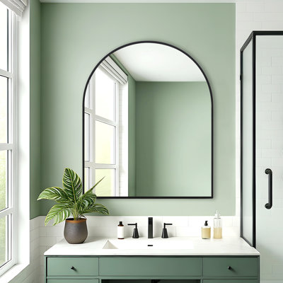 Miroir de salle de bain noir