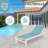 Etter Outdoor Rust-Resistant Metal Chaise Lounge-109617083