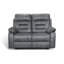 Bittany 2 Seater Faux Leather Electric Reclining Sofa-125973287
