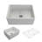 24'' L Fireclay Kitchen Sink-61604842