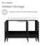 Meuble-lavabo noir 48 po Cascade-97471214