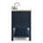 61'' Double Bathroom Vanity with Carrara Marble Top-55794963